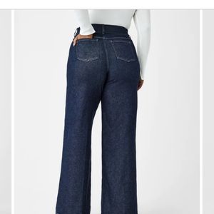 Spanx Seamed Front Wide Legs Jeans